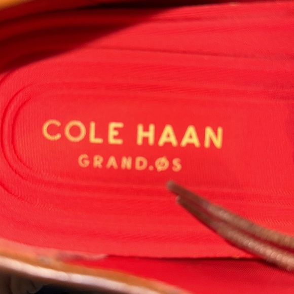Cole Haan Washington Grand Laser Wing Oxford- British Tan- Lava-EG SZ -10 - Picture 7 of 12